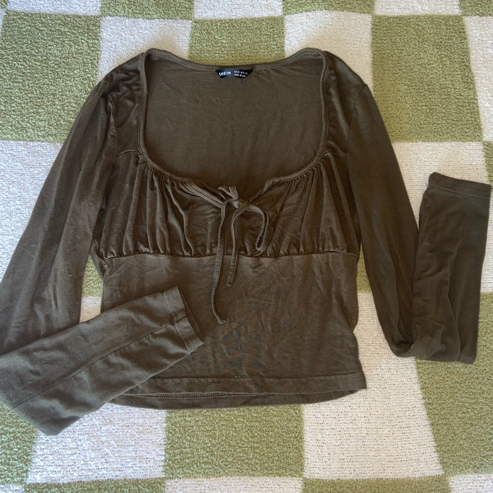 SHEIN Green long sleeve top